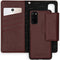 Selencia 2-in-1 Uitneembare Slang Bookcase Galaxy S20 - Donkerrood