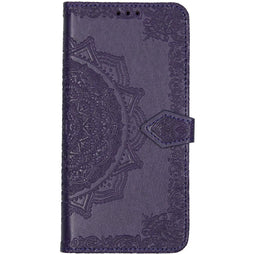 Générique Mandala Bookcase Xiaomi Redmi Note 8T - Paars