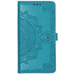 Générique Mandala Bookcase Motorola Moto E6 Play - Turquoise