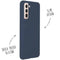 Accezz Liquid Silicone Backcover Galaxy S21 Plus - Donkerblauw