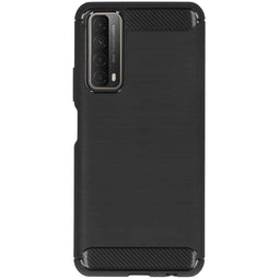 Générique Brushed Backcover Huawei P Smart (2021) - Zwart