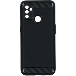 Générique Brushed Backcover OnePlus Nord N100 - Zwart