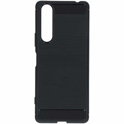 Générique Brushed Backcover Sony Xperia 1 II - Zwart
