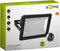 Goobay LED outdoor spotlight, 100 W - with 8500 lm, neutral white light (4000 K) and M16 cable gland