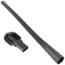 AccuCell crevice nozzle universal flexible 73cm extra long removable brush for vacuum cleaner with 3