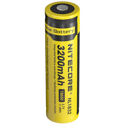 NC-18650/32 Nitecore NL1832 3.7 Volt 3200mAh 11.8 Wh Note dimensions 69x18.6mm