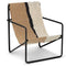 Ferm Living - Desert Lounge Chair - Black/Soil