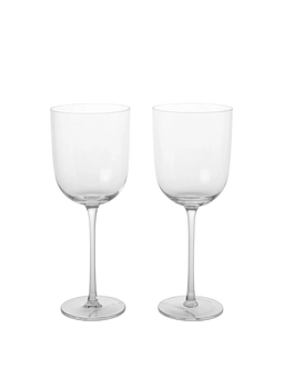 Ferm Living Host Rode Wijnglas set van 2 Helder