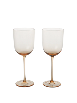 Ferm Living Host Rode Wijnglas set van 2