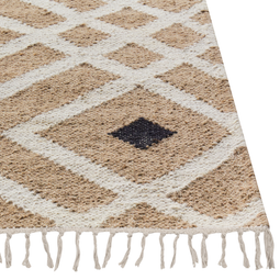 Beliani ESENCIK - Laagpolig vloerkleed - Beige - 160 x 230 cm - Jute