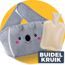 Buidel kruik met hoes - warmteband