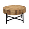 Homestylingshop Salontafel rond - Salontafel mangohout 80 cm - Salontafel hout