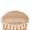 Beliani SARSAR - Poef - Beige - Jute