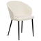 Beliani MASON - Eetkamerstoel set van 2 - Off-white - Polyester
