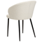 Beliani MASON - Eetkamerstoel set van 2 - Off-white - Polyester