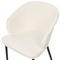 Beliani MASON - Eetkamerstoel set van 2 - Off-white - Polyester
