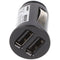 AccuCell car charger adapter USB - Dual USB - 4.8A with Auto-ID - black - TINY