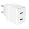 ThunderGold USB C Adapter 2 poorten - Oplader iPhone - Snellader iPhone 15 - USB C Oplader - Adapter