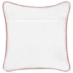 Beliani STAPELIA - Sierkussen set van 2 - Wit/Goud - Katoen