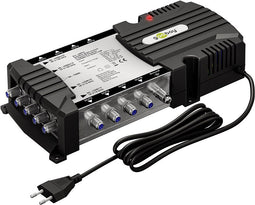 Goobay satellite multi-switch 5 inputs/8 outputs - distributor for a maximum of 8 participants from
