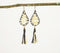 Raffia Tasseled Drop Dangle Earrings