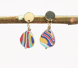 Retro Colorpop Dangle Earrings