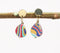 Retro Colorpop Dangle Earrings