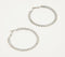 Rhinestone Encrusted Hoop Earrings