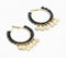 Seashells & Coins Hoop Earrings