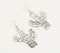 Silver-Toned Brass Cacti Dangle Earrings