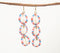 Sequin-Lined Shells Drop Earrings