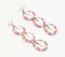 Sequin-Lined Shells Drop Earrings