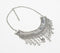 Silver-toned Boho-chic Iron Necklace_1