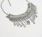 Silver-toned Boho-chic Iron Necklace_1