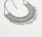 Silver-toned Boho-chic Iron Necklace