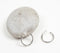 Silver-Toned Brass Classic C Hoop Earrings