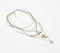 Silver-Toned Coins Layered Necklace
