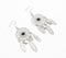Silver-Toned Dreamcatcher Dangle Earrings