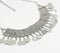 Silver-Toned Iron Coins Tribal Bib Necklace