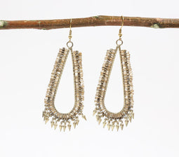 Spike Beaded Drop Earrings_1