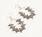 Spike Beaded Oblong earrings