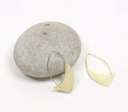 Statement Brass gold-toned Earrings