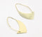 Statement Brass gold-toned Earrings