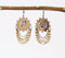 Statement Sequinned & Beaded Dangle Earrings