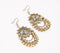 Statement Sequinned & Beaded Dangle Earrings