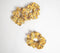 Summer Floral Block printed Scrunchie hair ties set of 3