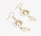 Sun Drop Pearl Dangle Earrings