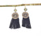 Tribal Beaded & Tasseled Earrings