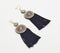 Tribal Beaded & Tasseled Earrings