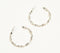 Twisted Brass Hoop Earrings